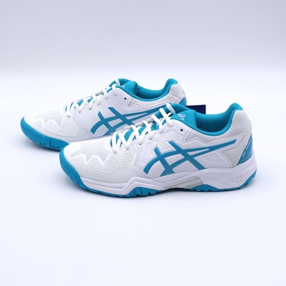 SLD NEW ASICS GEL-Resolution 8 GS Tennis Shoes 1044A018-106 - Picture 1 of 5